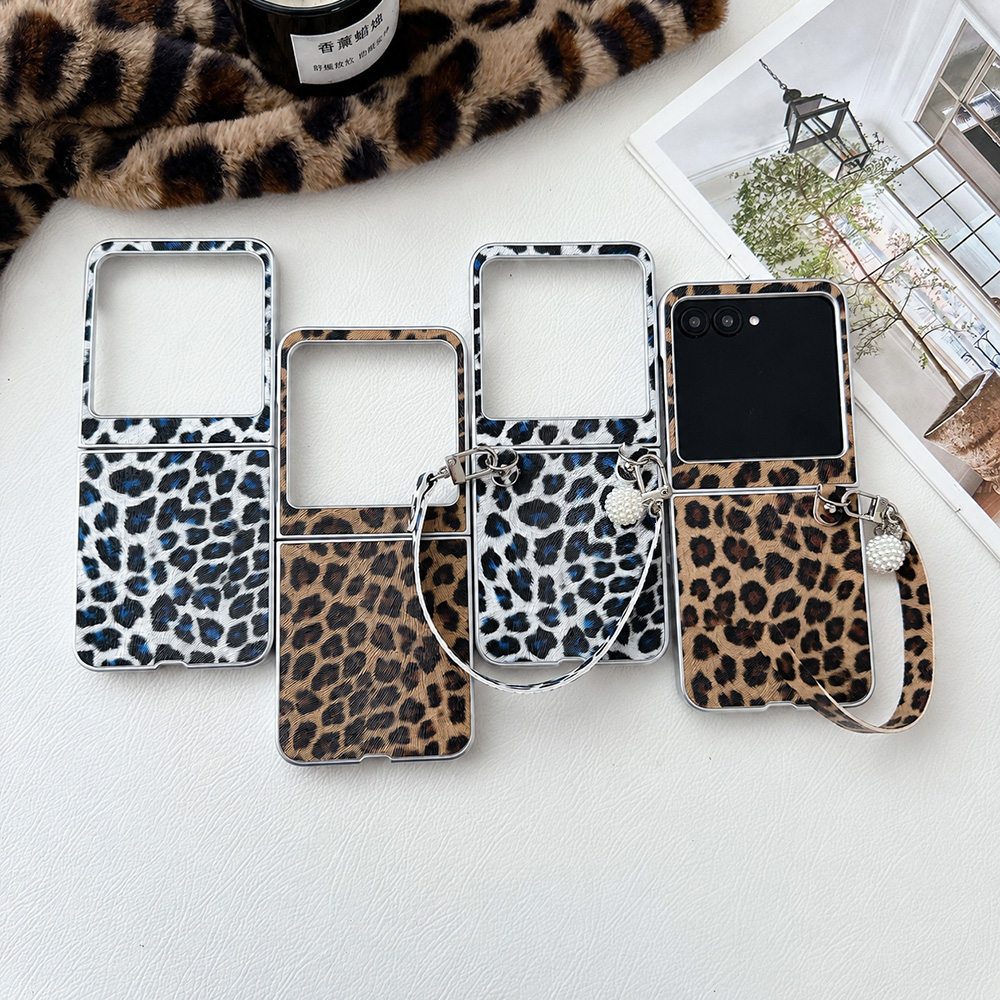 Photography Unit - Leopardenmuster Klappbare Handyhülle für Motorola Razr