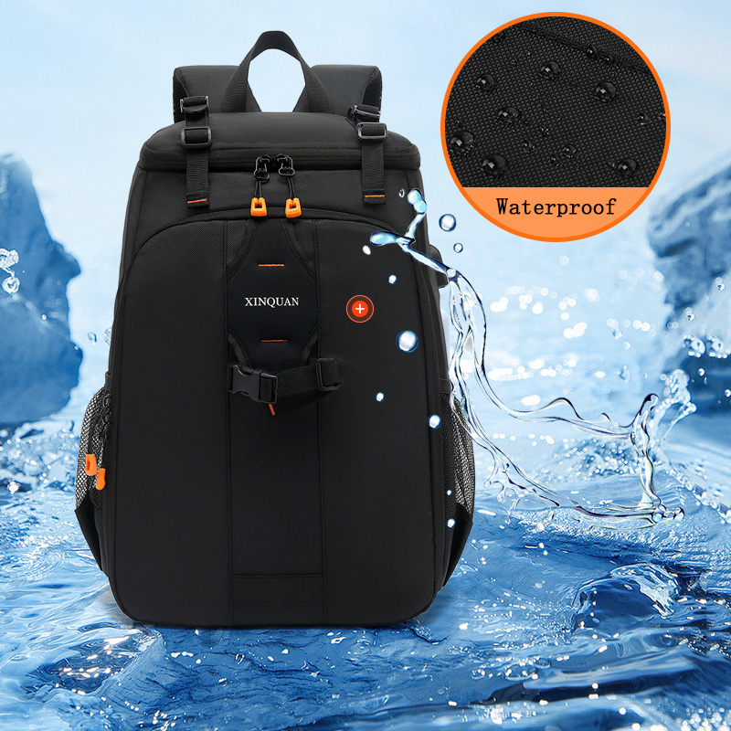 Photography Unit - Wasserdichter Reiserucksack, Videostativ-DSLR-Tasche, große Kapazität, Fotografie-Kamera-Umhängetasche