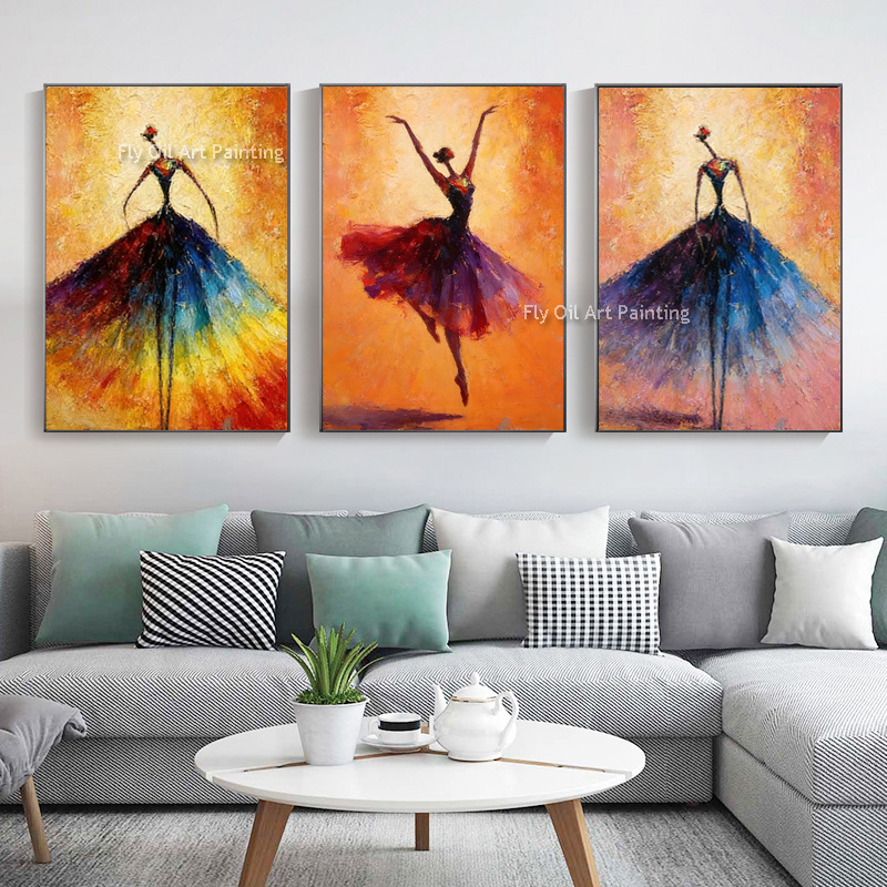 Photography Job - Ballett Tanzen Mädchen Moderne 3 Panels