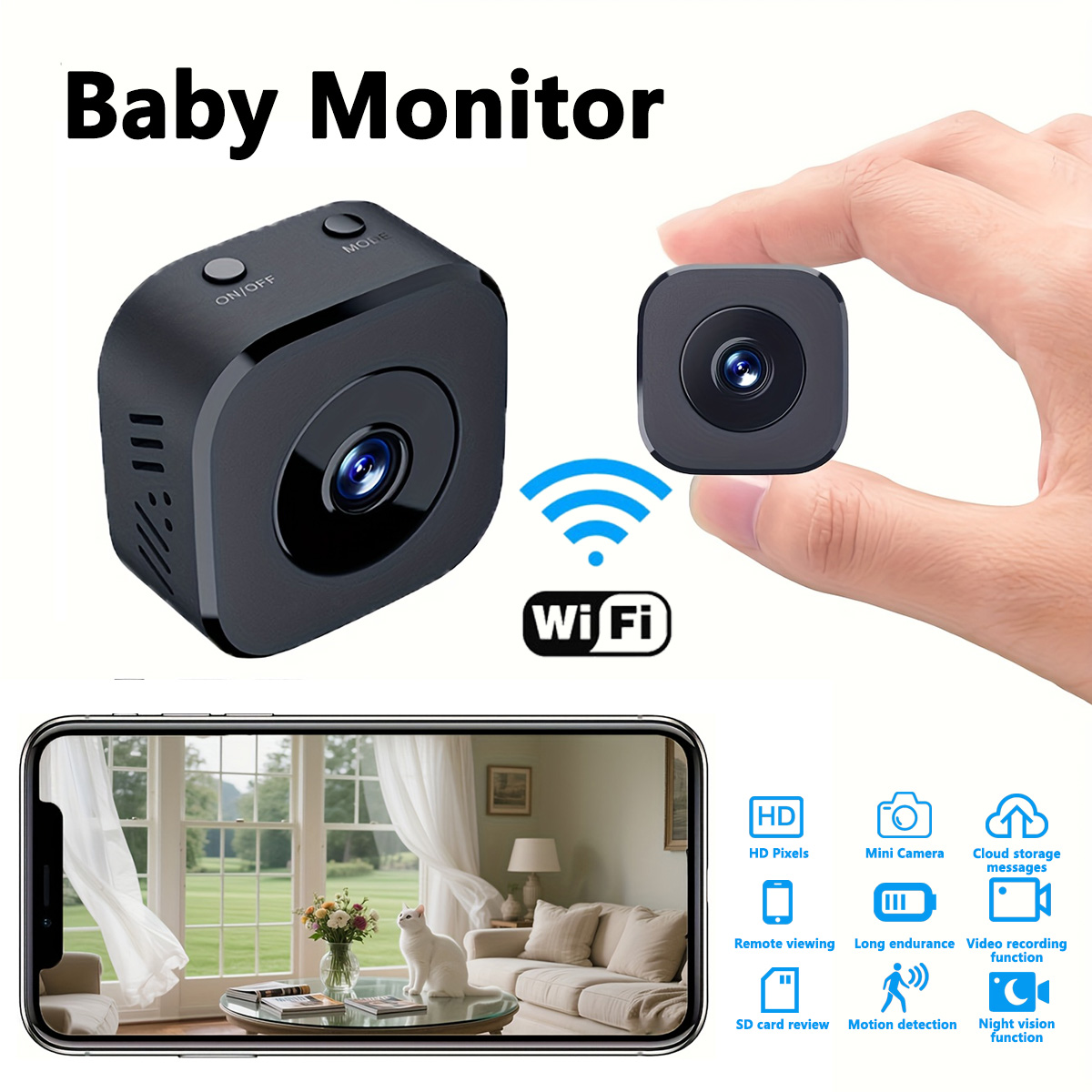 Photography Unit - 1080P HD Mini WiFi Kamera Indoor