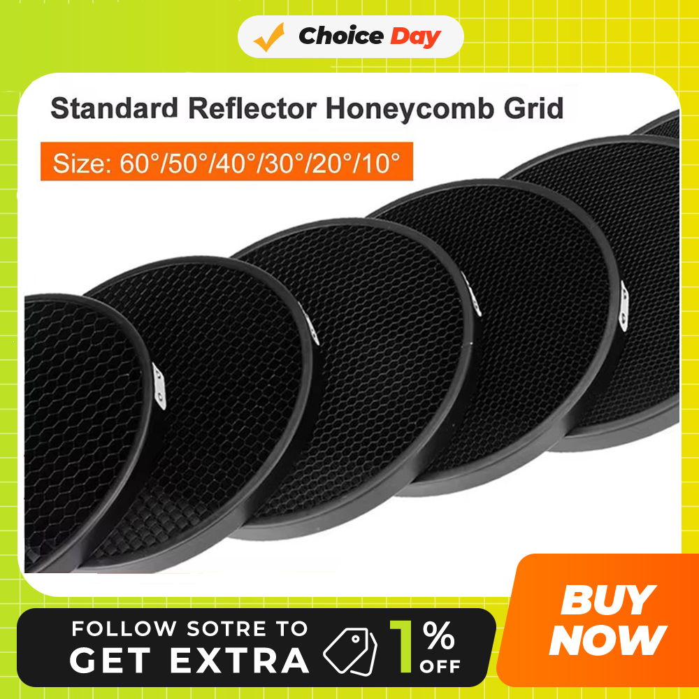Reflector 5 In 1 - Fotostudio-Set Aluminium-Wabengitter 6,7'' 17cm 1 2