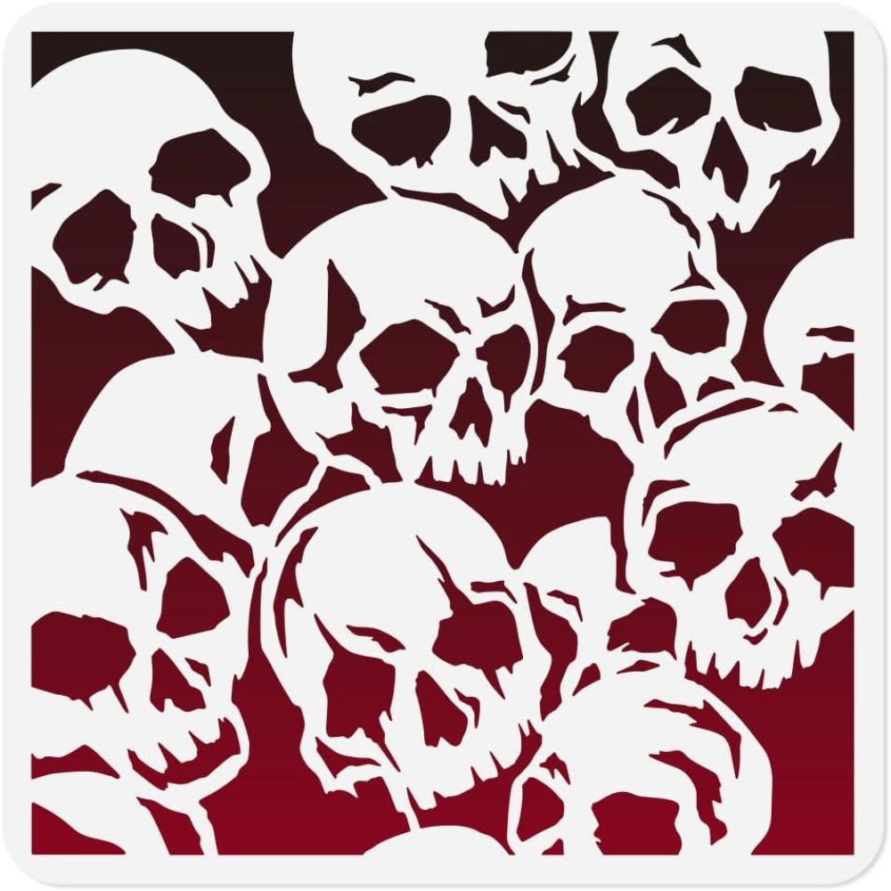 Totenkopf-Schablone zum Malen  – Photography Model Bewertung und Preis
