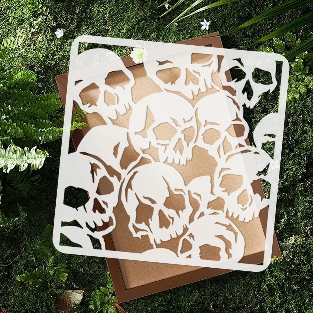 Totenkopf-Schablone zum Malen  – Photography Model Bewertung und Preis