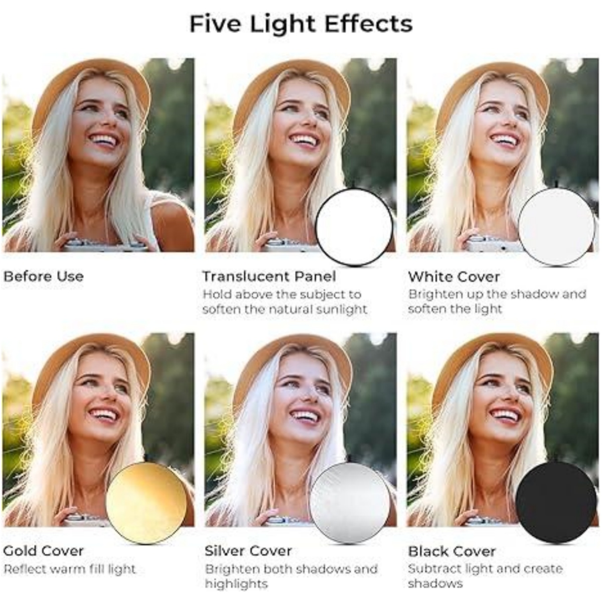 HUANYINGBJB Tragbarer 5-in-1-F – Reflector 5 In 1 Bewertung und Preis