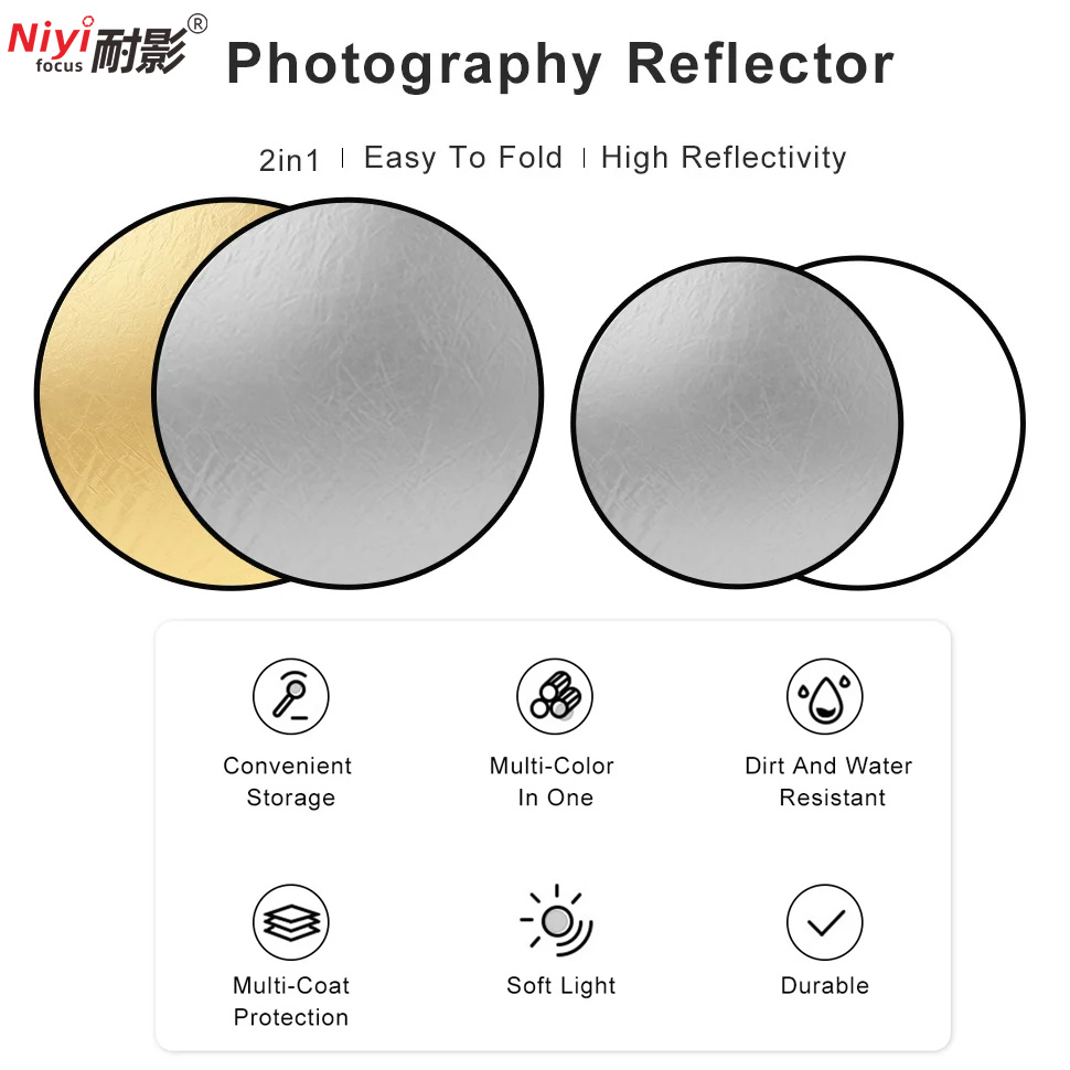 2-in-1 Runder Tragbarer Reflek – Reflector 5 In 1 Bewertung und Preis