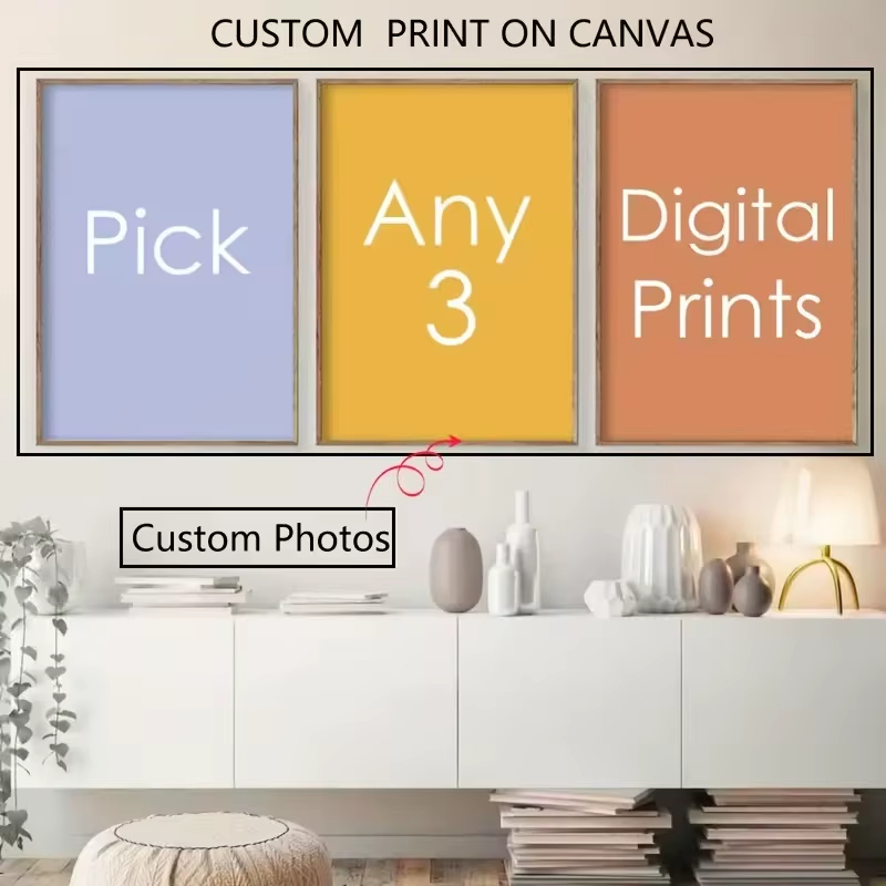 3 Stück ungerahmte, individuel – Photography Object Bewertung und Preis