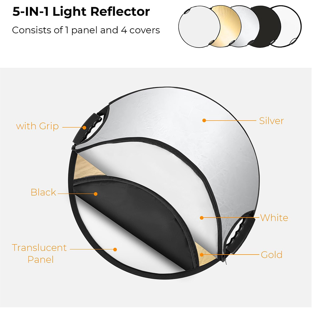 MYOBO Reflektor für Fotografie – Reflector 5 In 1 Bewertung und Preis