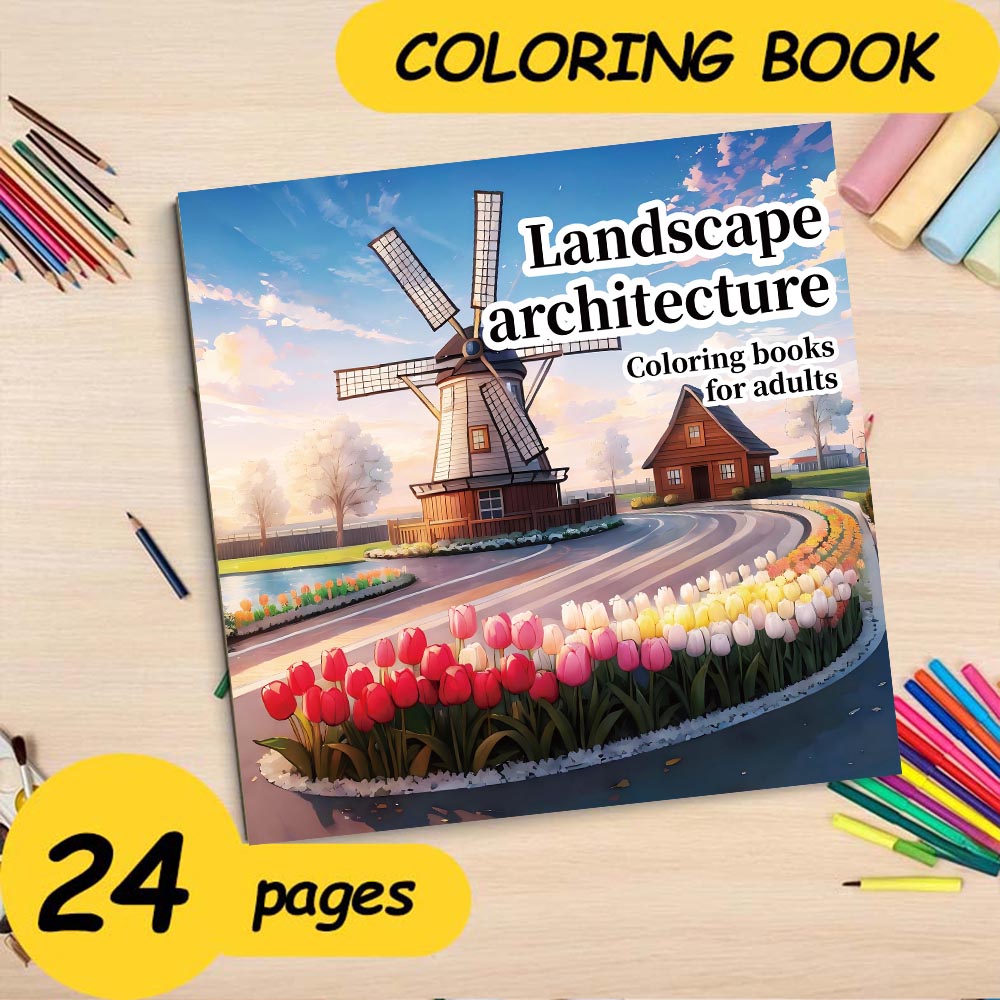 Landschaftsarchitektur-Malbuch – Photography Of Book Bewertung und Preis