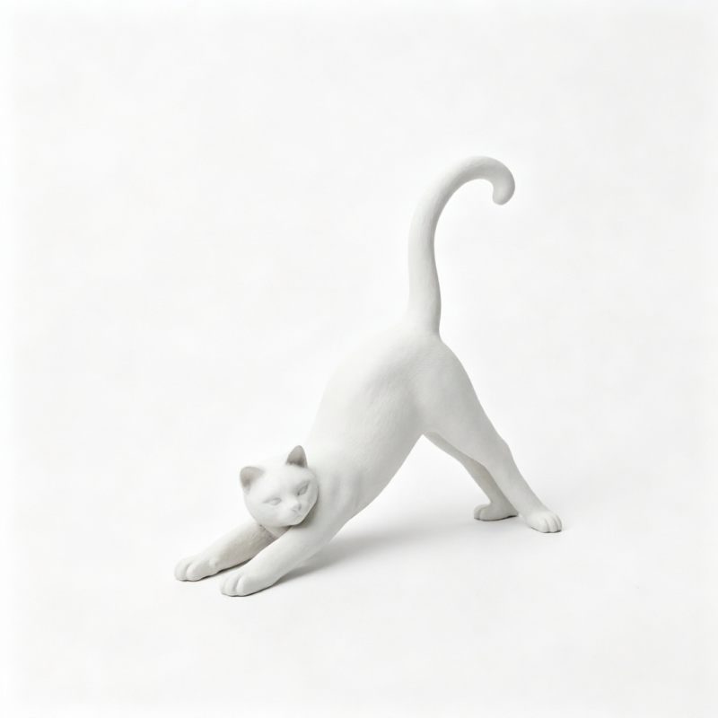 Yoga-Stretch-Katzen-Mini-Skulp – Photography Yoga Bewertung und Preis