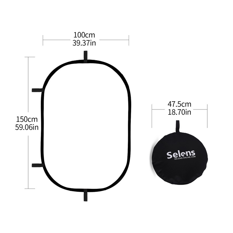 100X150CM faltbare ovale Refle – Reflector 5 In 1 Bewertung und Preis