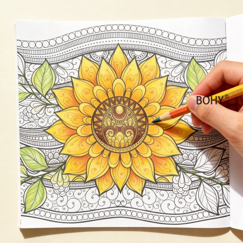 1 Blumen-Mandala Blumen- und V – Photography Of Book Bewertung und Preis