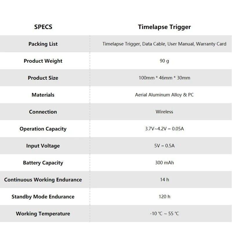 ZEAPON AF-E1 Timelapse Trigger – Timelapse Controller Bewertung und Preis